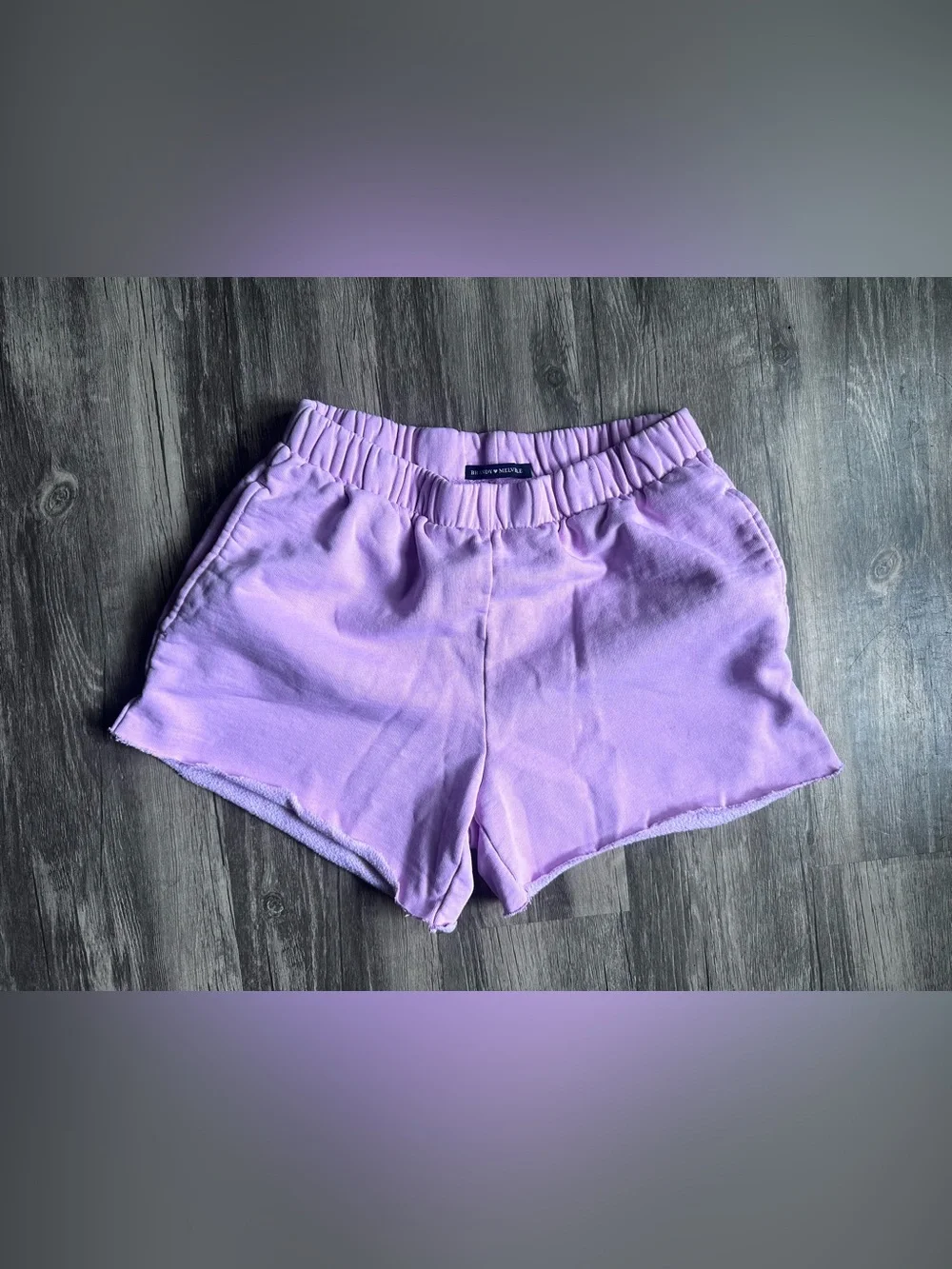 Brandy Melville Cotton Shorts Size Small Cotton Raspberry-Pink-Purple Shorts